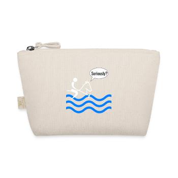 Wave Rider Seriously? - Organic Pouch - nature - Front