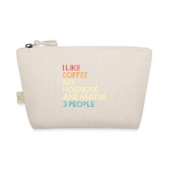 I Like Coffee Hognose and 3 People - Organic Pouch - nature - Front