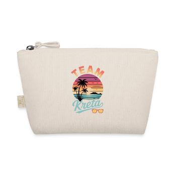 Team Crete Beach Retro Sunset - Organic Pouch - nature - Front