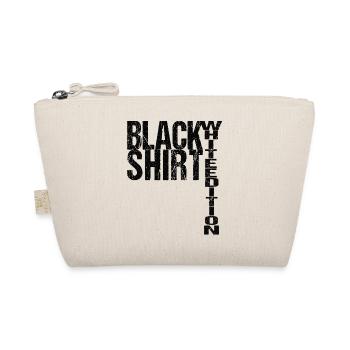 Déclaration drôle de la chemise noire White Edition - Trousse biologique - nature - Devant