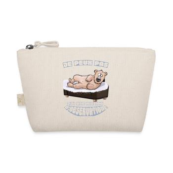 Grizzly Bear on an Observation Mission - Fun Humor - Organic Pouch - nature - Front