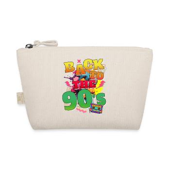 Back to the 90s Neon-Cassette - Bio-Täschchen - Natur - Vorne