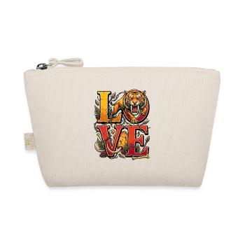 Tigerlove Jungle Heart - Organic Pouch - nature - Front
