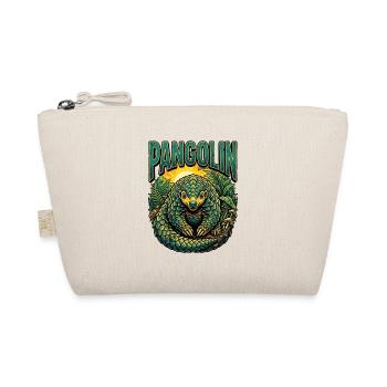 Pangolin Retro Vintage - Bio-Täschchen - Natur - Vorne