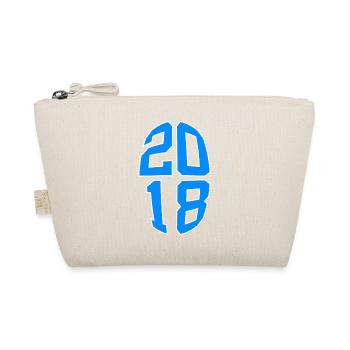 8 JAHRE ALT 2018 8. GEBURTSTAG - Bio-Täschchen - Natur - Vorne