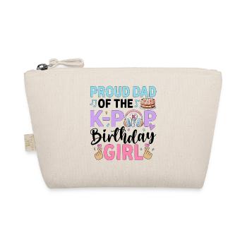 Papa fier de la fille d’anniversaire de la K-Pop - Trousse biologique - nature - Devant