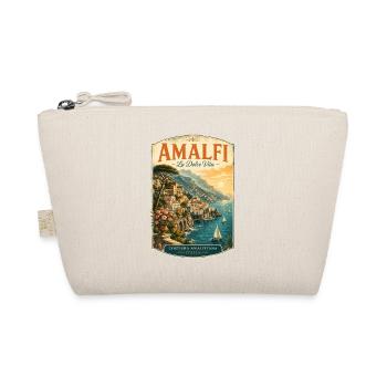 Amalfi Coast Vintage Travel Poster - Organic Pouch - nature - Front