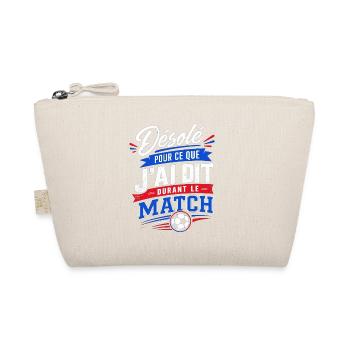 Désolé Pour ce que J'ai Dit Durant le Match Foot - Trousse biologique - nature - Devant