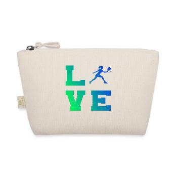 Padel Equipment Gift Idea for Padel Courses Fans - Organic Pouch - nature - Front