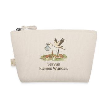 Servus Kleines Wunder Storch - Bio-Täschchen - Natur - Vorne