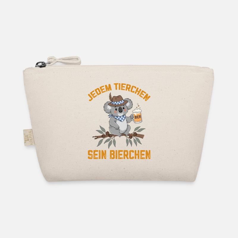 Jedem Tierchen sein Bierchen Koala Bär trinkt Bier Bio-Täschchen