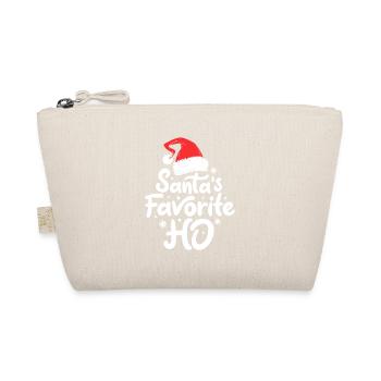 Santas Lieblings-Ho - Bio-Täschchen - Natur - Vorne