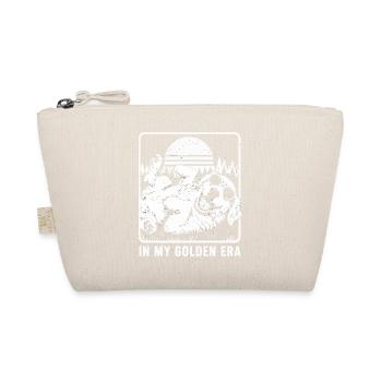 Golden Retriever Era Vintage | Retro Sunset Dog - Organic Pouch - nature - Front