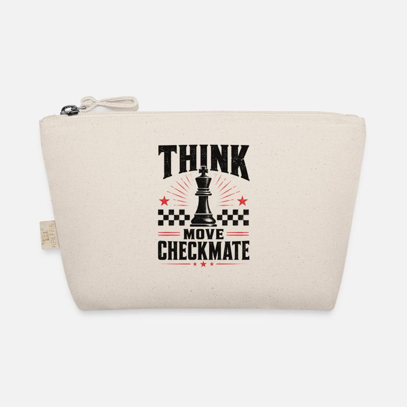 Chess Think Move Checkmate Shirt Organic Pouch