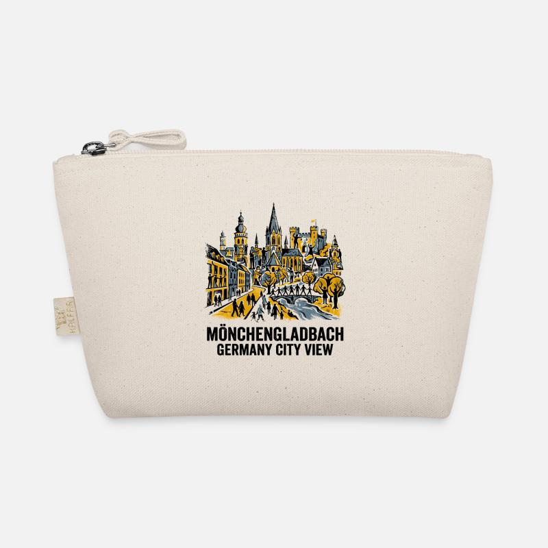 Mönchengladbach Germany Skyline And Local - Bio-Täschchen - Natur
