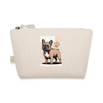 French Bulldog Frenchie Dog Breed - Organic Pouch - nature - Front