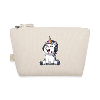 Licorne chantant Écoutant de la musique - Trousse biologique - nature - Devant