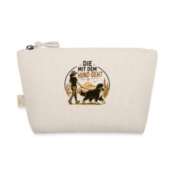 Berner Sennenhund Spruch Hundehalterin Humor - Bio-Täschchen - Natur - Vorne