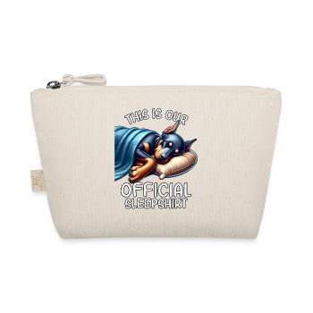 Chemise de nuit drôle de doberman - Trousse biologique - nature - Devant