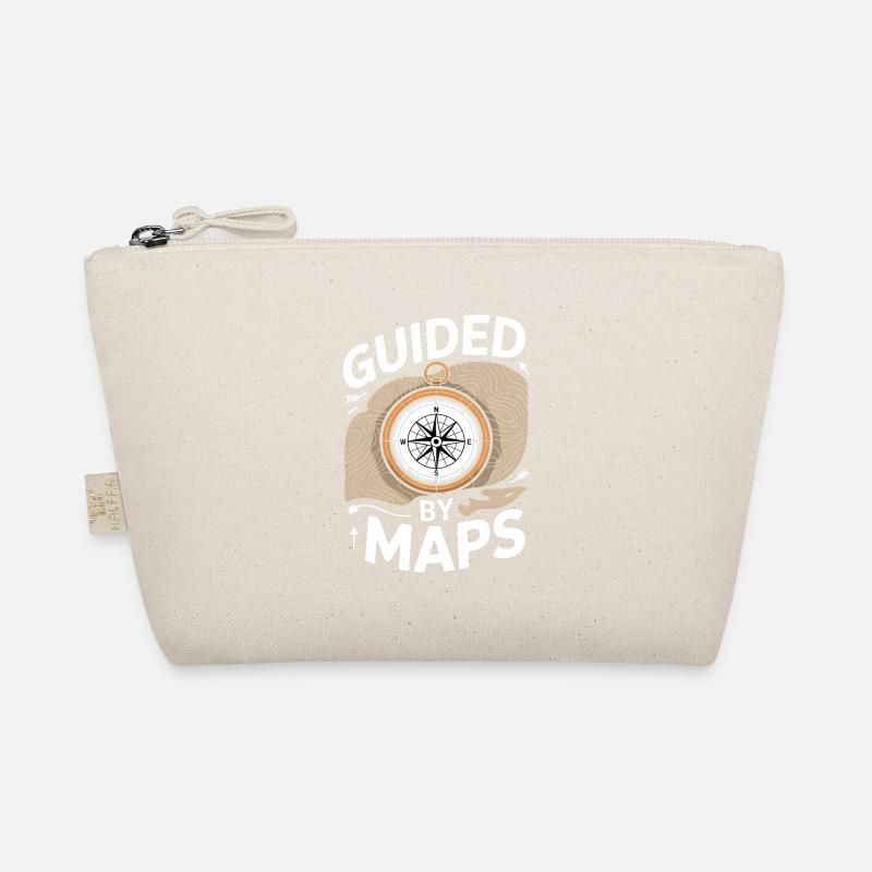 Guided By Maps Topographic Map Organic Pouch
