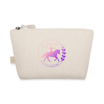 Voltigieren Grundsitz – Geschenk für Voltigierer - Bio-Täschchen - Natur - Vorne