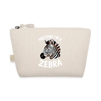 Zebra Sayings Zebras Funny Zebra Gift - Organic Pouch - nature - Front