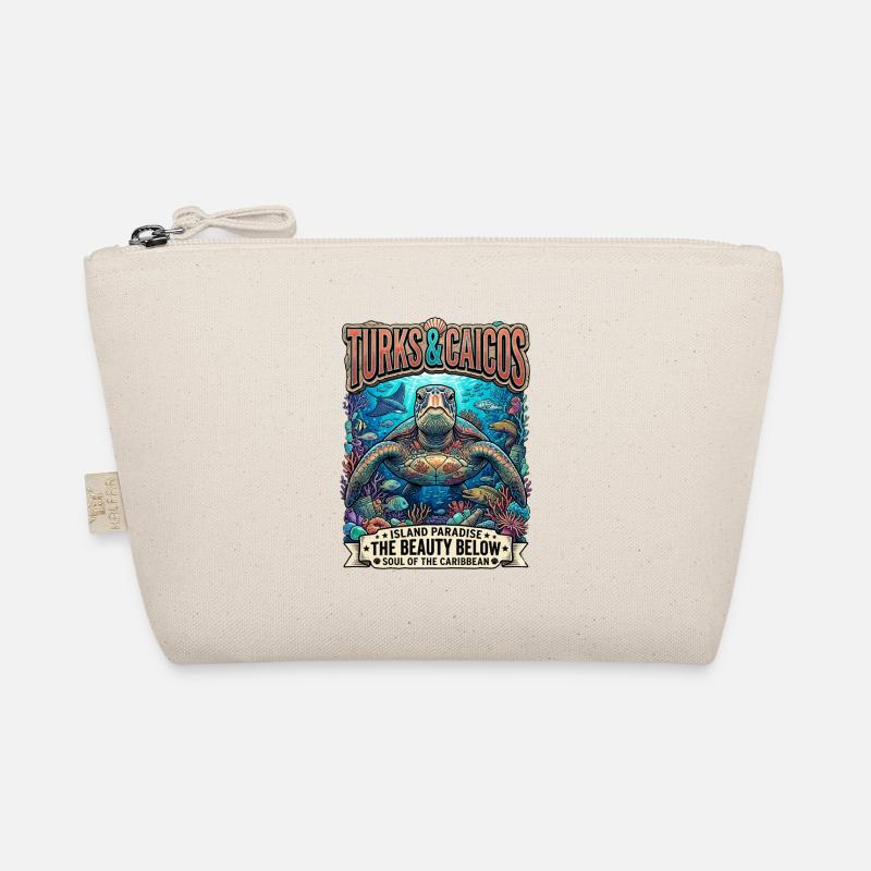 Turks & Caicos Turtle Paradise Organic Pouch