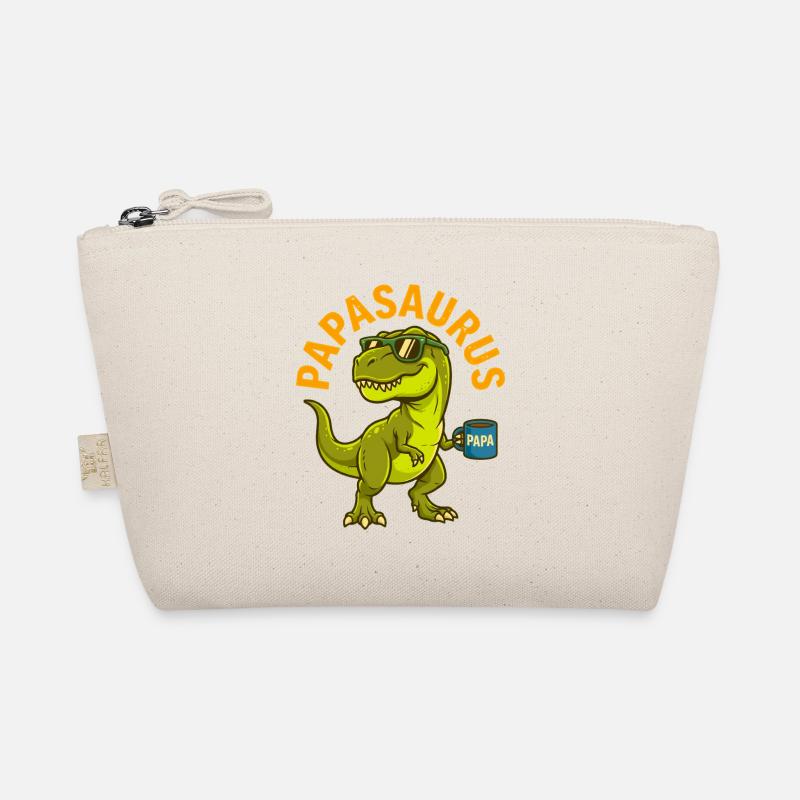 Papasaurus Dinosaurier T-Rex Cool Papa Bio-Täschchen