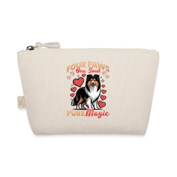 Shetland Sheepdog Sheltie Dog Breed - Bio-Täschchen - Natur - Vorne