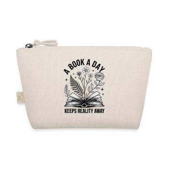 Gift idea for book lovers - Organic Pouch - nature - Front