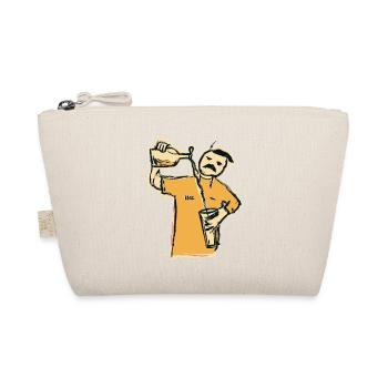 Barman louche qui verse de la bière - Trousse biologique - nature - Devant