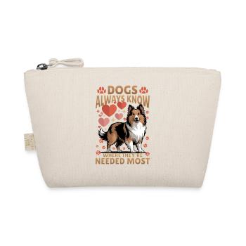 Shetland Sheepdog Sheltie Dog Breed - Organic Pouch - nature - Front