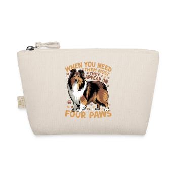 Shetland Sheepdog Sheltie Dog Breed - Organic Pouch - nature - Front