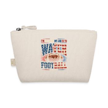 Retirement: My job is football - Organic Pouch - nature - Front