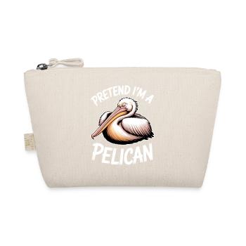Pelikane Sprüche Vögel Lustiges Pelikane Geschenk  - Bio-Täschchen - Natur - Vorne
