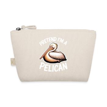 Pelikane Sprüche Vögel Lustiges Pelikane Geschenk  - Bio-Täschchen - Natur - Vorne