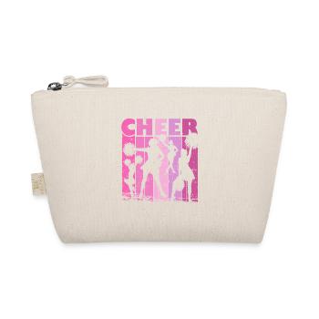 Cheer Squad Cheerleader Sport Für Mädchen - Bio-Täschchen - Natur - Vorne