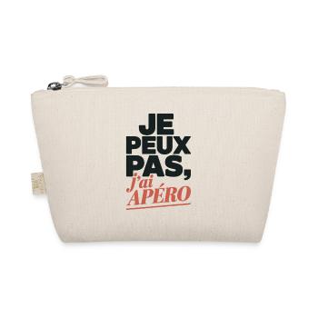 Je peux pas j’ai apéro - Trousse biologique - nature - Devant