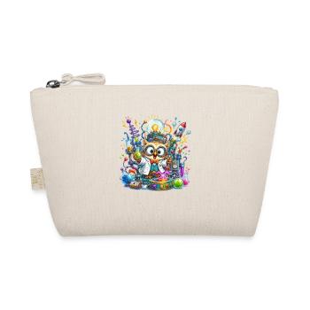 Owl scientists in laboratory chaos - Organic Pouch - nature - Front