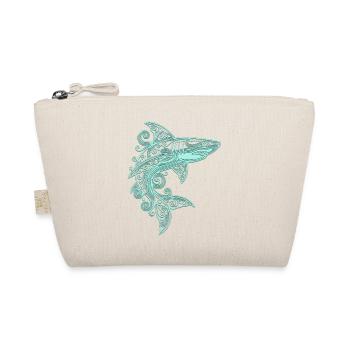 Tribal ornament shark sea fish shark - Organic Pouch - nature - Front