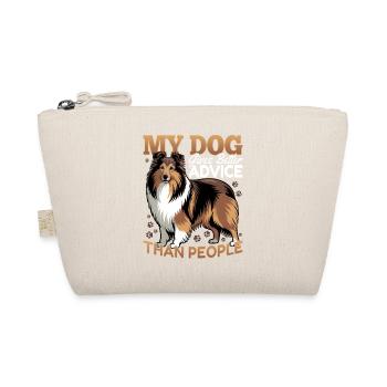 Shetland Sheepdog Sheltie Dog Breed - Organic Pouch - nature - Front