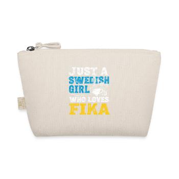 Swedish Girl Fika Club – Süßer skandinavischer Kaffee - Bio-Täschchen - Natur - Vorne