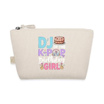 DJ de la fille d’anniversaire K-Pop - Trousse biologique - nature - Devant