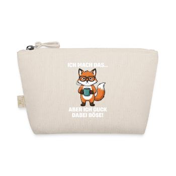 Ich Mach Das Aber Ich Guck Dabei Fuchs - Bio-Täschchen - Natur - Vorne
