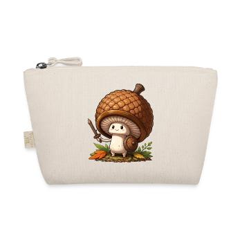 Forest Mushroom Warrior - Organic Pouch - nature - Front