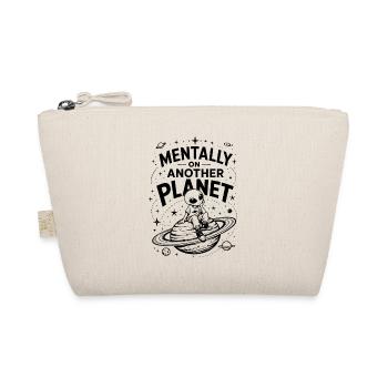 Mentally On Another Planet Funny Alien Space T-Shi - Bio-Täschchen - Natur - Vorne