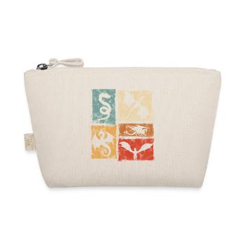Dragon Vintage Graphic - Mystical Mythical Creatures - Organic Pouch - nature - Front