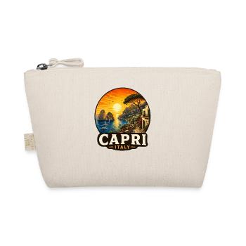 Capri Italien Urlaub Mittelmeer Südsee - Bio-Täschchen - Natur - Vorne