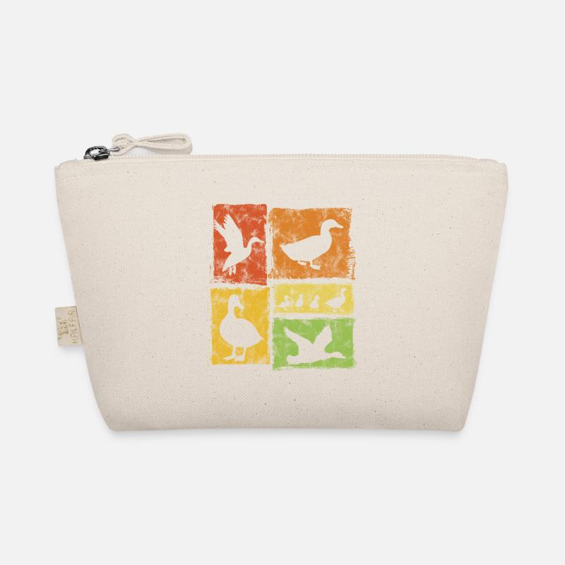 Duck Perspectives - Retro Graphic Organic Pouch