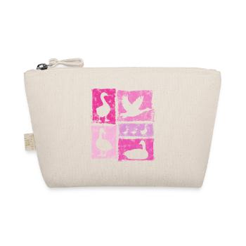 Oies Silhoettes Femmes et Filles Graphiques Rétro - Trousse biologique - nature - Devant